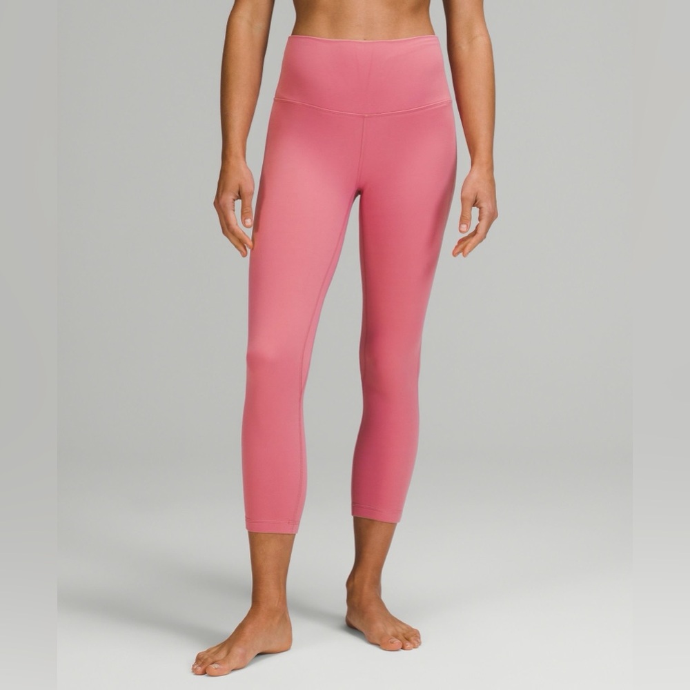 NWT Lululemon Align Crop 21” Pink Blossom Size 6